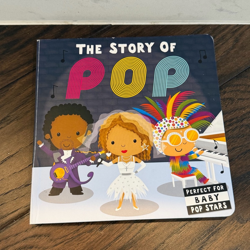 The story of pop music baby children’s book
